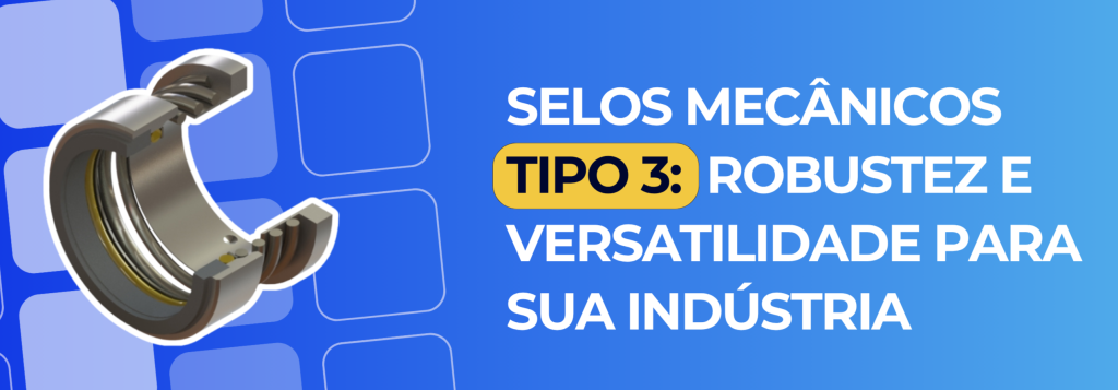 Imagem técnica do selo mecânico Tipo 03 Simples da Malavazi, projetado para eixos de 12 a 80 mm, com mola cônica e alta resistência química, indicado para diversas aplicações industriais.