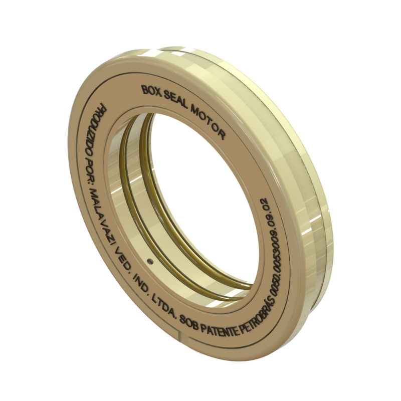 Protetor de mancal BoxSeal Motor Malavazi, com certificação IP-66 para vedação em motores industriais.