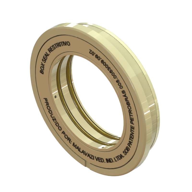 Protetor de mancal BoxSeal Restritivo Malavazi, modelo de labirinto de alta performance para caixas de mancais.